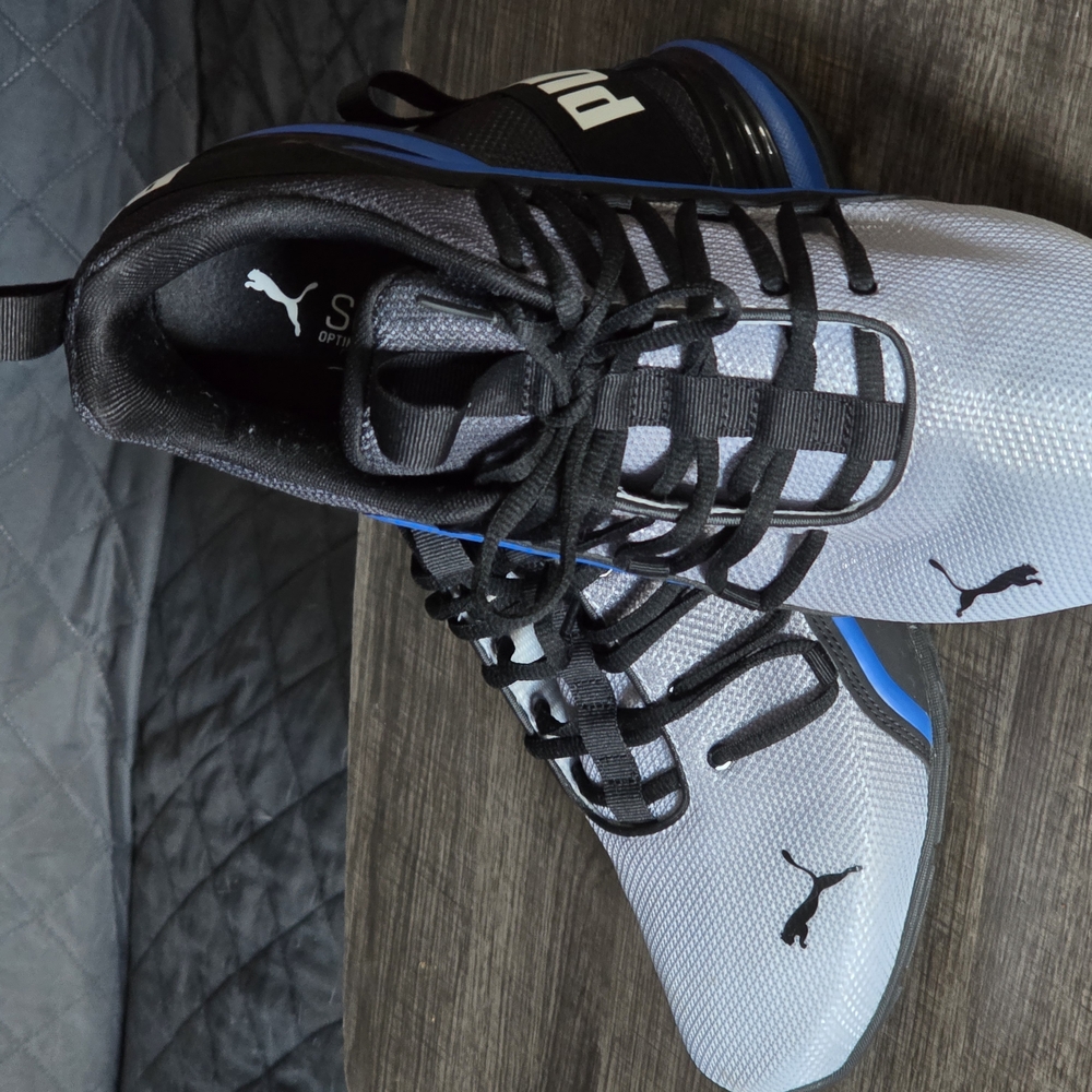 Puma Blue and White Sneakers for Ultimate Comfort